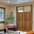 Soft Blackout Silk Look Satin Small Door Curtains, Elegant French Door Panels for Privacy, Beige, 24"x18", 1 Panel