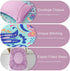 Set, 5 Set DHSFKBE Twin Comforter Piece Bed in a Bag, Boho Aqua and Lilac Damask Medallion Print Comforter with Sheets