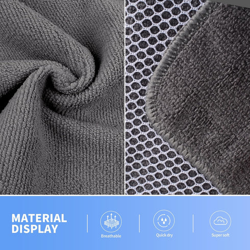 15inchx25inch 6pack) KinHwa Kitchen Washcloths for Dishes Absorbent Microfiber Dish Cloths Dish Towels for Kitchen