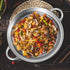PRETYZOOM Stainless Steel Wok with Lid, Nonstick Everyday Pan with Dual Handle, 9 Inches Shabu Shabu Pot