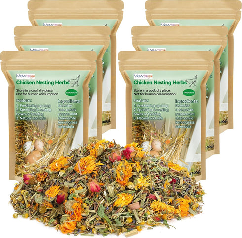 Chicken Nesting Herbs for Outdoor Indoor Chicken Coop - 21OZ Natural Egg-Laying