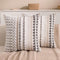Boho Chenille Tufted Couch Throw Pillow Covers 18x18 Inch Set of 2