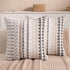 Boho Chenille Tufted Couch Throw Pillow Covers 18x18 Inch Set of 2