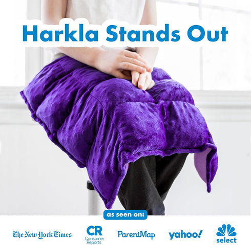 Harkla Weighted Lap Pad for Kids, Lavender Color