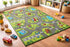 Angels Kids Carpet Playmat Rug City Life Great for Playing with Cars and