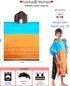 8-16 VOOVA & MOVAS Big Kids Hooded Towel Poncho | Large, Thick, Absorbent Cotton | Years | Versatile for Pool, Swim