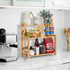 Countertop Counter (3-Tier) Sorbus Kitchen Organizer Bamboo Wooden Storage Shelf Rack for Spice, Soap, Skin Care