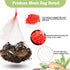 Dupiulk 20 Inch Packaging (100Pcs-Red) Reusable Mesh Produce Bags, Seafood Boil Bags for Crab Clam Shrimp Cooking