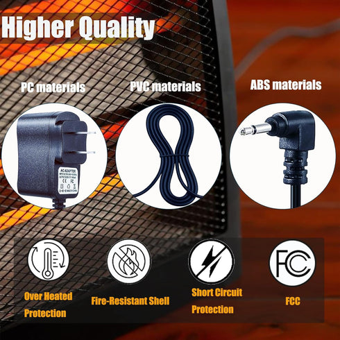 DC AC Power Adapter for Mr Heater MH18B Big Buddy & Tough Buddy Heater, 6 Volt US Compatible