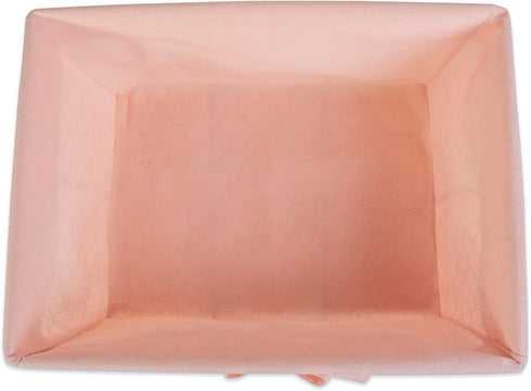DII Farmhouse Chicken Wire Storage Baskets with Liner, Set of 3, Antique Blush, Assorted Sizes