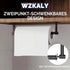 SUS304 Paper Towel Holder Under Cabinet, Self Adhesive or Wall Mounted Stainless Steel Paper Towel Holder for Kitchen