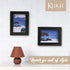 Klikel 4x5 Picture Frame - Black Wooden Photo Frame with Glass Protection, Ready for Display