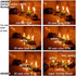 Ornerx Cute Cactus TeaLights, 6 PCS, Succulent Decorative Candles