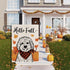 Set 11 12.5x18 Inch Seasonal Garden Flags Golden Doodle Double Sided Flags of Holiday Farmhouse Indoor Outdoor Yard