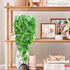 2pcs Artificial Monstera Hanging Plant, Fake Turtle Greenery Vine for Holiday Tropical Party Decorations