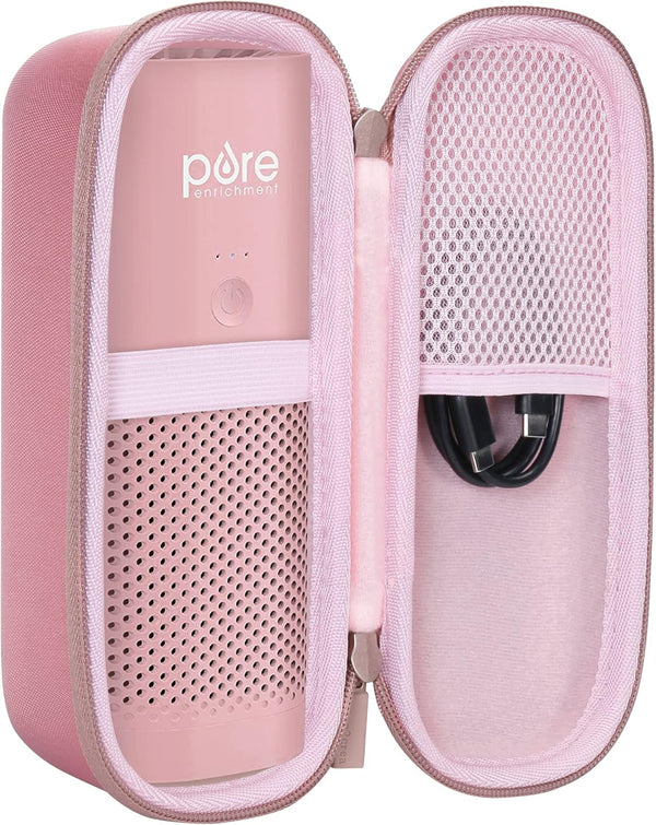 co2CREA Hard Case for Pure Enrichment PureZone Mini Portable Air Purifier (Blush Case)