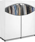 Whitmor Extra-Wide Clothes Closet, 60” with White Cover