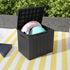 30 Patiowell Gallon Resin Deck Box, Outdoor Storage Box for Patio Furniture, Deliveries, Pool Supplies,Waterproof