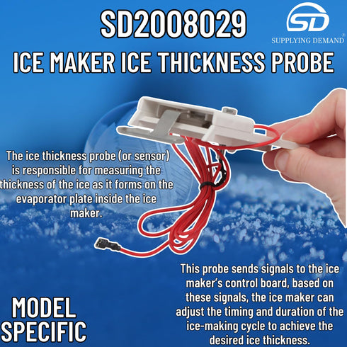 Supplying Demand 2008029 Ice Machine Thickness Sensor - Replaces SY1605WP, QY0424A, JC0495