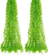 PASYOU Artificial Hanging Vines, Fake Weeping Willow Plants Decor for Indoor Outdoor Home Garden Decoration