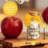 12 Pack Ethisa Vintage Bee Party Favor Glass Bottles with Ribbons and Stickers - Classy Baby Shower and Birthday