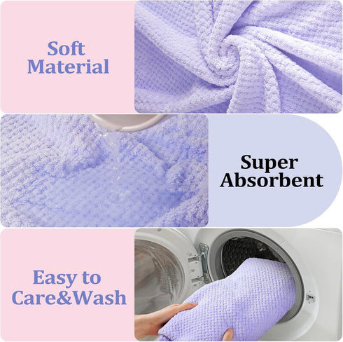 20 Set 5 5 10 Mixweer Pcs Bath Towel and Washcloths for Bathroom Includes Bath Towels Hand Towels Washcloths, Soft