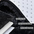Soft Runner Rugs for Bedroom Hallways - 2x6 Black Fluffy Shag Throw Area Rug Non-Slip for Bedside Dorm Living Room