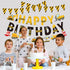 Maniaacer Set 5 Construction Birthday Banners Vehicle Truck Paper Garlands Construction Pennant Flags Bunting Banners