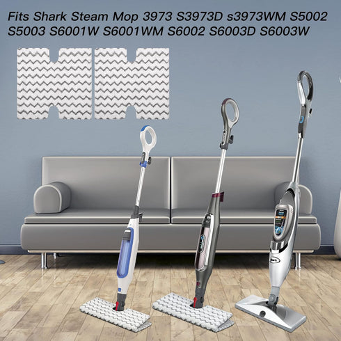 S5003d, 8 Packs 3973 S3973D S5002 S5003 S6001 S6002 S6003 Parts:XTP184 P184WQ Hongfa Pocket Steam Mop Pads for Shark