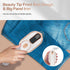 Mini Steam Iron, 970W Portable Steamer for Clothes, 180° Rotatable Handheld Steamer for Home Travel (White)