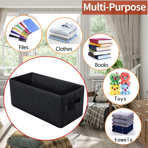 DVD Storage Boxes, Pack of 2, Holds 40 DVDs in Jewel Cases, 80 in Slim Cases, 200 in Sleeves, Black