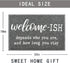 Welcome Mats for Front Door, "Ish Depends Who You Are" Doormat, Anti-Slip Rubber Mat for Indoor & Outdoor