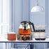 Teapot Candle Warmer with Tea Light Heater, C-Bronze Teapot Heating Base and Candle Holder