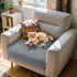 Hokway Stretch Cushion Covers, Light Grey Sofa Seat Cushion Slipcover Protector for Couch