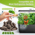 TISOHUGO 50 Pack 50pcs 10 Square Seed Starter Pods for Indoor Hydroponics Growing System, Squared Grow Sponges