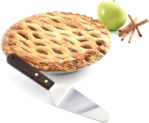 Norpro Stainless Steel Pie Server Spatula, Wood Handle