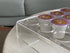 IEEK Clear Acrylic Coffee Pod Organizer Tray, 2 Pack of 35 Slots K Cup Holder for Office Kitchen Counter or Drawer