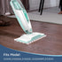 Flammi 4-Pack S1000 S1000A S1001C S2001, F Microfiber Mop Pads Refills Compatible with Shark Steam Mop Washable