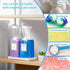 Container,35OZ 4 Laundry Detergent Dispenser,Laundry Soap Dispenser,Liquid Laundry Detergent Fabric Softener Dispenser