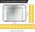 Replacement Lid for Pyrex Plastic Red Cover, 3 Cup Bowl Dish Rectangle 7210-PC (10-Pack)