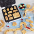 Train Set Waffle Maker - Build Waffle or Pancake Tracks, Electric Nonstick Waffler Iron with 4 Removable Plates
