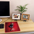 Petutu 6 Pack Wooden Display Stand Plate Easels Holder (Black)