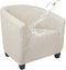 SearchI Waterproof Club Chair Slipcover Stretch Barrel Chair Covers Jacquard Tub Chair