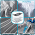 Lunsing Full Size Mattress Protector, Waterproof and Breathable Quilted Cover with 6-16 Inches Deep Pocket, Grey