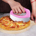 Premium Pizza Cutter Food Chopper, Super Sharp Stainless Steel Rocker Slicer with Protective Sheath, Dishwasher Safe