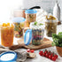 Tafura Soup Freezer Containers, 32 Oz 10 Pack with Twist Top Lids, Reusable Plastic Food Storage Containers