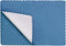 Fit Meal Prep 100 Pack Disposable Paper Placemats, 14 x 10 Inch Blue with Wavy Scalloped Edge for Restaurant Catering