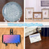 24 Pieces Picture Easel Stand, Clear Plate Stand, 5 Inch Card Display Holder for Photos Decoration