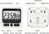 KTKUDY Digital Kitchen Timer with Mute/Loud Alarm, 24 Hour Clock & Memory Function, Large LCD Display (Black)