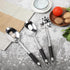 3-Piece Stainless Steel Serving Spoons Set with Slotted Spoon, Serving Spoon, and Spaghetti Spoon